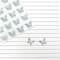 12 Packs: 20 ct. (240 total) Iridescent Clear Butterfly Bling Stickers by Recollections™